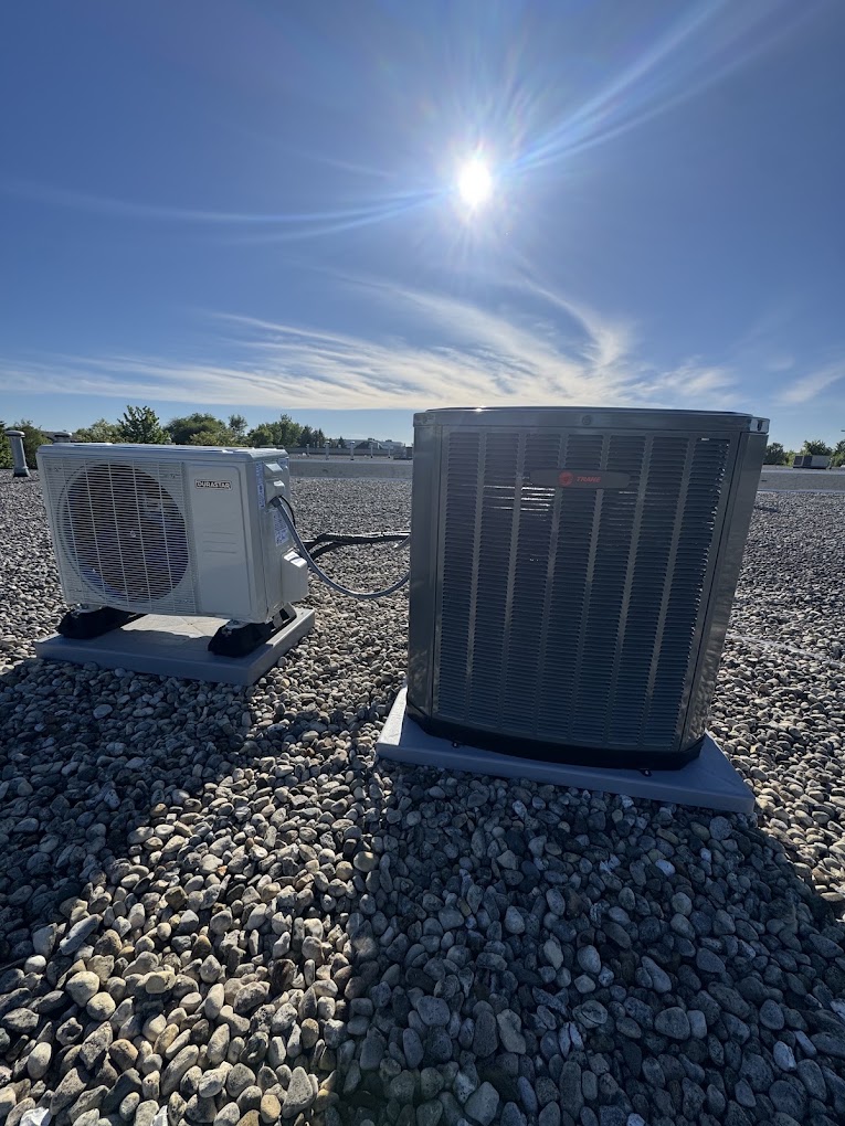 Trane air conditioner condenser unit serviced by Optimized Air